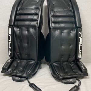 NEW True Catalyst 7X3 Goalie Leg Pads, 30”+2, Black