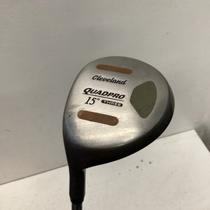 Used Cleveland QUADPRO Mens Fairway Wood LH 3 Wood 11443-S000195323