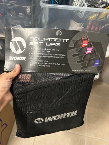 New - worth equipment bat Bag