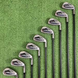 Cobra Darkspeed One Length Iron Set 4-PW GW SW KBS 85 Stiff Flex Graphite 38