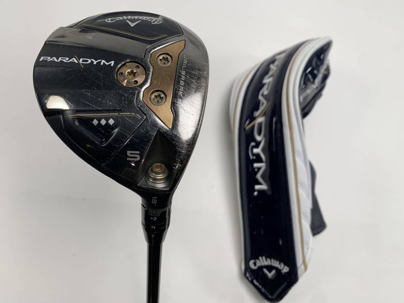 Callaway Paradym Triple Diamond 5 Fairway 18* Kai'li White 70S 70g Stiff RH HC