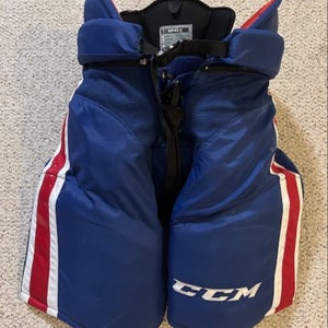 CCM HP45X Rochester Americans Pro Stock Hockey Pants size Large Excellent condition
