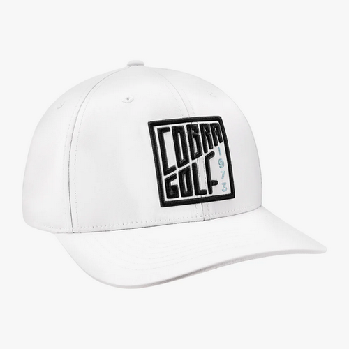 NEW Cobra Rise White/Navy Adjustable Snapback Golf Hat/Cap