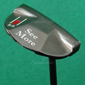 SeeMore Si5 Black Center-Shafted 35" Putter Golf Club w/ Headcover
