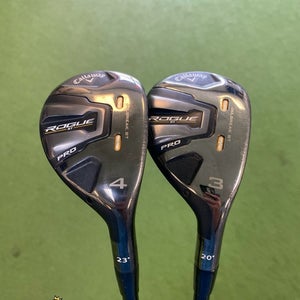 Used Callaway Rogue ST Pro Hybrid Set 3H, 4H Tensei CK Orange 80g Graphite