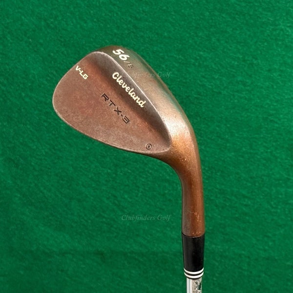 Cleveland RTX-3 V-LG Tour Raw 56-8 56 Sand Wedge Dynamic Gold Steel Wedge Flex
