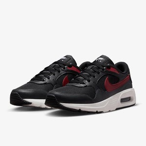Nike Air Max SC DQ3995-002 Sneakers Men's US 12 Black Red Leather Shoes MFL044