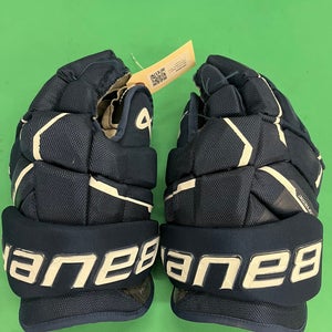 Blue Senior Bauer Supreme Mach Gloves 14" (Used)