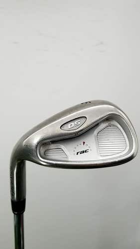 LEFTY 2005 TAYLORMADE RAC OS 9 IRON STIFF TAYLORMADE LIGHT METAL 36" GOOD