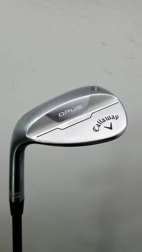 LEFTY CALLAWAY OPUS BRUSHED CHROME WEDGE 60*/6T STIFF KBS HI REV 34.5" VERYGOOD