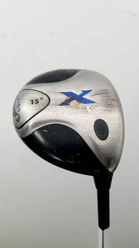 2007 CALLAWAY X 3 WOOD 15* STIFF FUJI CALLWAY FAIR