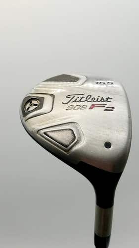 2009 TITLEIST 909F2 3 WOOD 15.5* STIFF ALDILA VOODOO FW-S FAIR