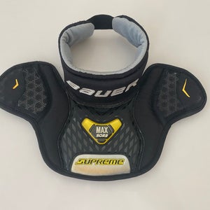 Bauer Supreme Hockey Goalie Neck Guard S/M 10-14” inches max sorb goal
