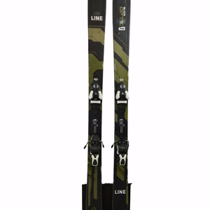 Line Blade Optic 92 Used 2024 Skis (175cm) with Atomic Strive 11 Bindings
