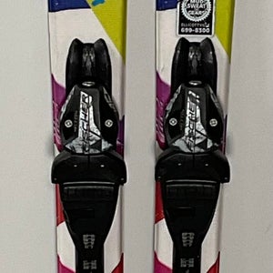 Used Kid's Fischer 110cm KOA Skis With Fischer FJ4 Bindings (SY2238)