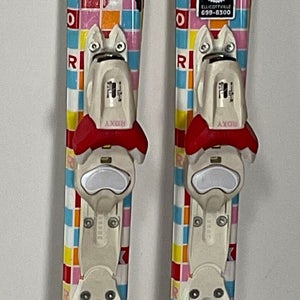 Kid's Roxy 120cm All Mountain Skis With Roxy 4.5 Bindings (Used) (SY2239)