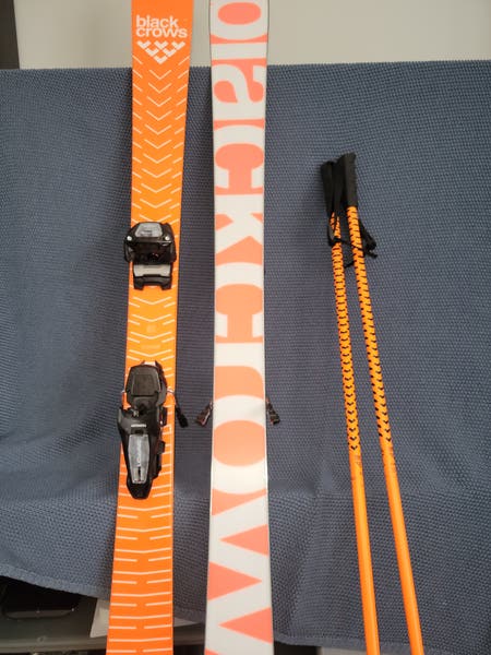Unisex 2023 Black Crows 173 cm Mirus Cor Skis With Bindings