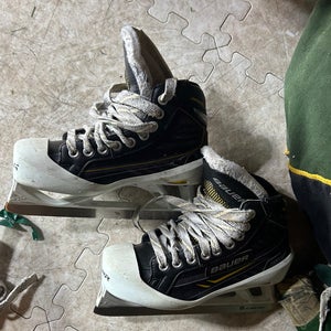 2010 Bauer Supreme 1S Hockey Goalie Skates Regular Width  Size 3.5 (Used)