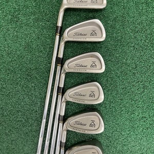 LH Titleist DCI Black Oversize+ Iron Set 5-PW Tri-Spec Stiff Steel LEFT HAND