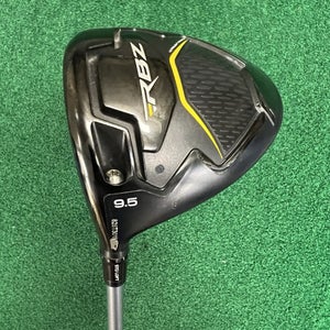 Left Hand TaylorMade RBZ BLK 9.5 Driver Stiff Flex White Tie 55g Graphite w/HC