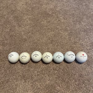 7 Callaway used Golf Balls