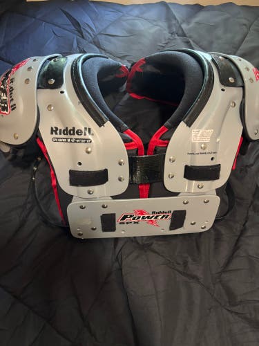 Medium Adult Riddell Power SPX Shoulder Pads (Used)