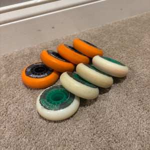 Used HiLo Labeda Asphalt Roller Hockey Wheels