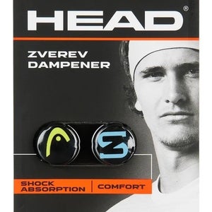 HEAD SASHA "ZVEREV DAMPENER" TENNIS RACQUET VIBRATION DAMPENERS. #285120-BLYW