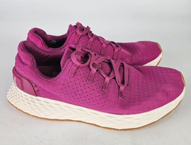 NOBULL Sneakers Womens Size 7 Dark Pink Running Training Shoes Athletic Lace Up