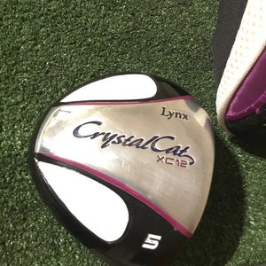 Lynx Ladies Crystal Cat XC12 5 Fairway Wood Graphite Shaft (40.5) & Head Cover