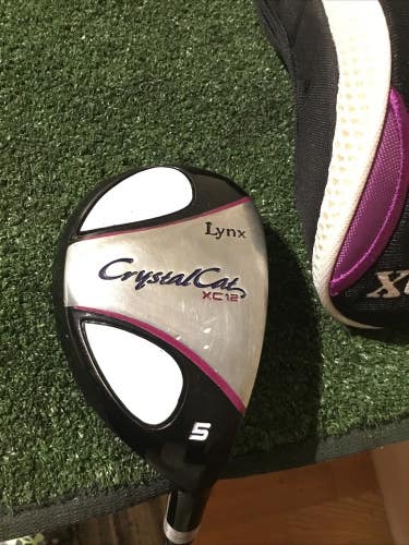 Lynx Ladies Crystal Cat XC12 5 Hybrid Graphite Shaft (37.5) & Head Cover