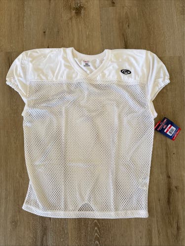 Rawlings Pro-cut Football Jersey Adult XL White