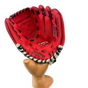 Used Rawlings BB/SB Glove T-ball Red 10" 11859-S000023043