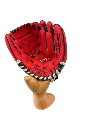 Used Rawlings BB/SB Glove T-ball Red 10" 11859-S000023043