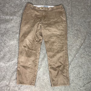 Peter Millar Pants Mens 38 Brown Pima Cotton Casual Chinos Straight Golf Preppy