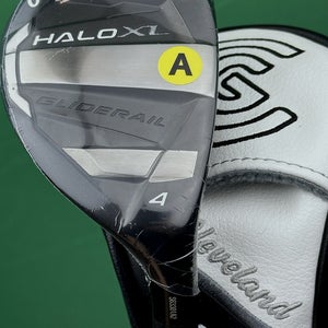 Cleveland Halo XL Rescue 4-Hybrid 4H 21* Senior Aldila Ascent 50 w/ Cover NEW