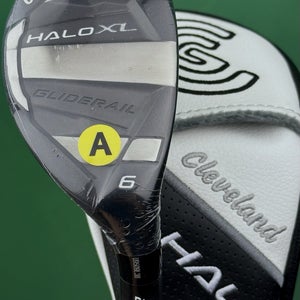 Cleveland Halo XL Rescue 6-Hybrid 6H 27* Senior Aldila Ascent 50 w/ Cover NEW