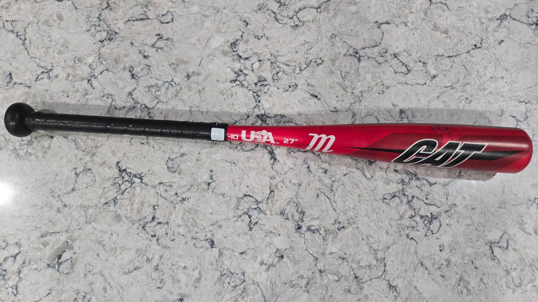 Marucci CAT Alloy USABat Certified Bat (-10) 17 oz 27" (Used)