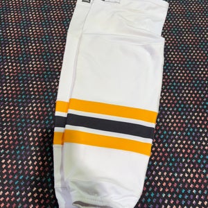 Boston Bruins Adidas White Men's Large Adidas Socks (Used)