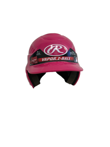 Used Rawlings VAPOR T-BALL Batting Helmet No Mask Pink One Size 11692-S000137721