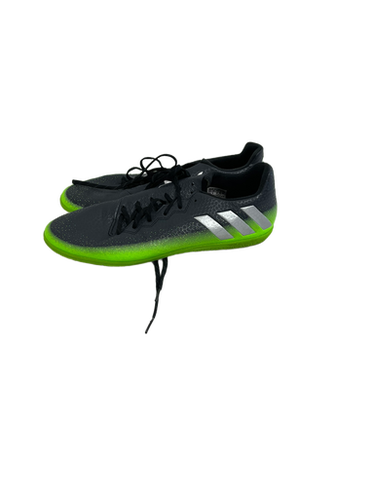 Used Adidas MESSI Soccer Indoor Shoes Black And Neon Green Senior 8.5 11692-S000137730