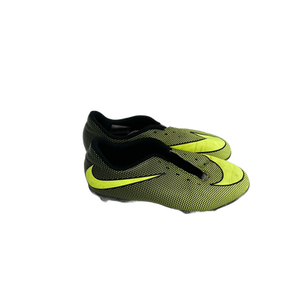 Used Nike Bravata Jr 4 Soccer Cleats Black And Optic Yellow 11692-S000137776