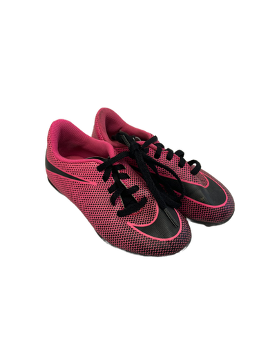 Used Nike BRAVATA Soccer Cleats Pink Youth 11.0 11692-S000137808