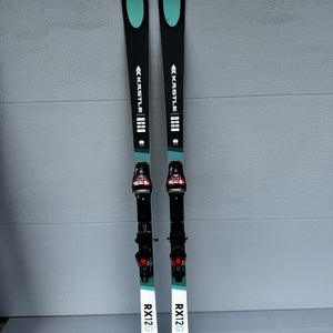 Kastle 168cm RX12 GS Skis w/bindings Max Din 12 - pair #1