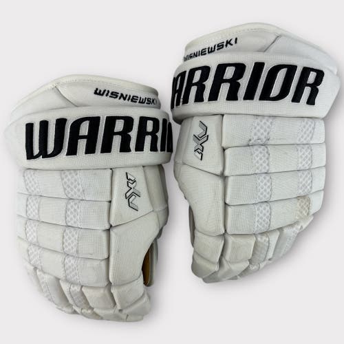 Pro Stock Used 14" Warrior Dynasty AX1 NHL All-Star Game Hockey Gloves