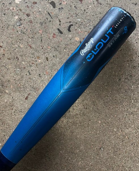 2023 Rawlings Clout Bat USSSA Certified (-8) Alloy 22 oz 30" (Used)