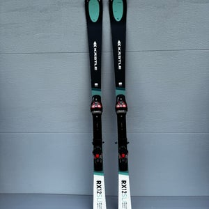 Kastle 157cm RX12 SL Skis w/bindings Max Din 12
