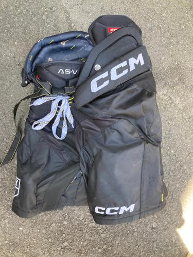 Senior Small CCM Tacks AS-V Hockey Pants | "Vaughan Kings"