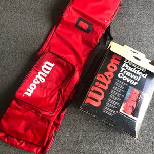 NEW Vintage Dead Stock Wilson Golf Deluxe Padded Travel Bag Club Cover