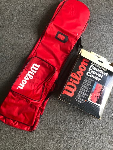 NEW Vintage Dead Stock Wilson Golf Deluxe Padded Travel Bag Club Cover